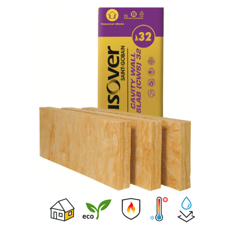 Isover Cavity Wall Slab (CWS) 32 Optimum performance Cavity Wall Slab