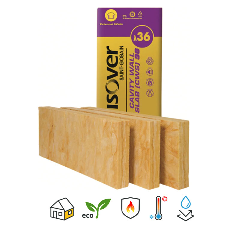 Isover Cavity Wall Slab (CWS) 36 Premium quality Cavity Wall Slab