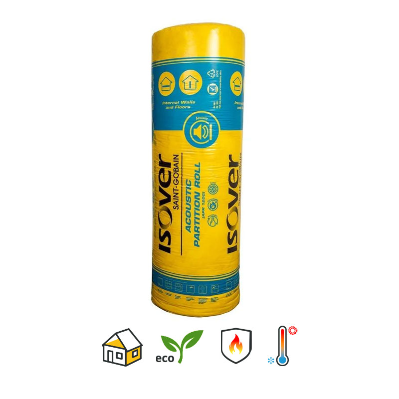 Isover Acoustic Partition Roll (APR 1200) Excellent acoustic performance wool Insulation Roll