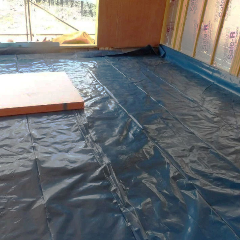 Damp Proof Membrane 300mu (1200 gauge) Polyethene sheet to protect against liquid and vapours
