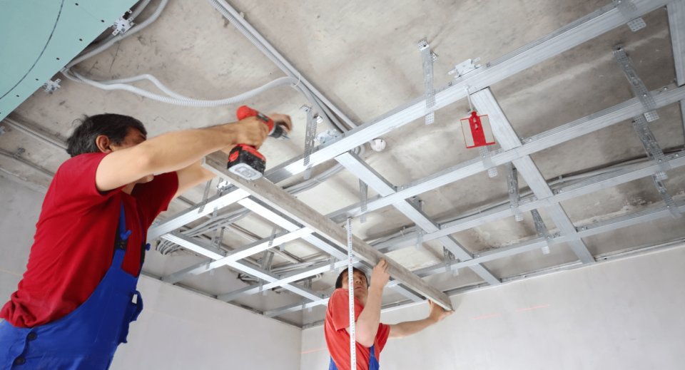 MF6 Perimeter Channel / Ceiling Trim Pack of 10 High-strength Ceiling Edge Support for professional installations