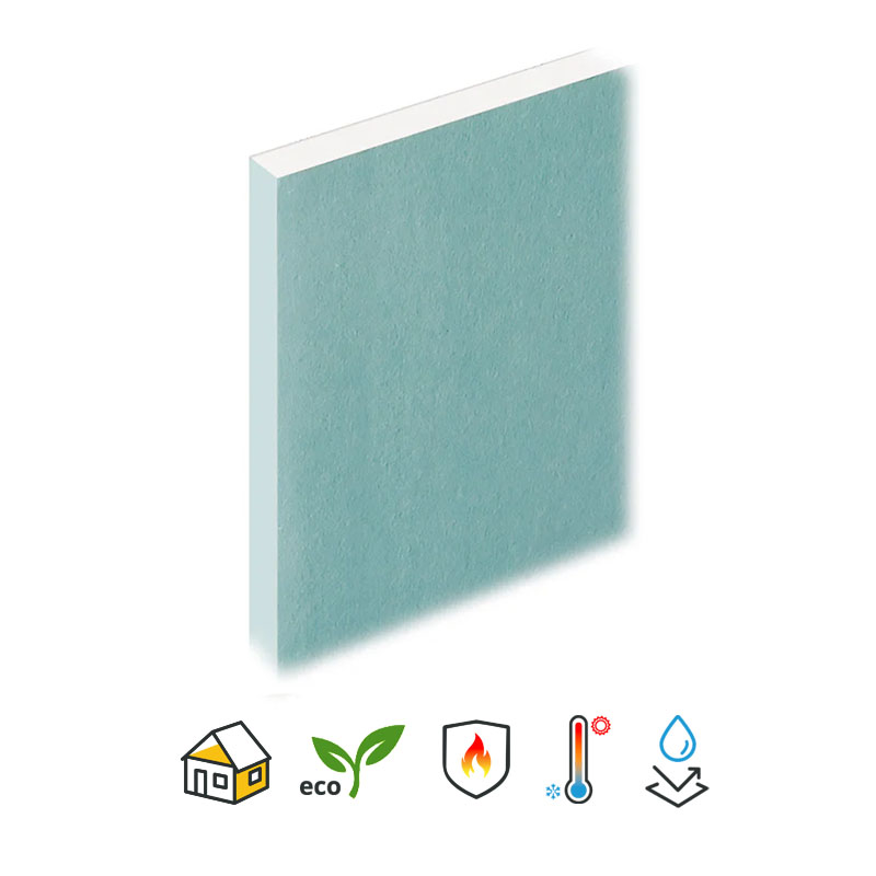 Knauf Moisture Panel High-performance moisture controlled Plasterboard