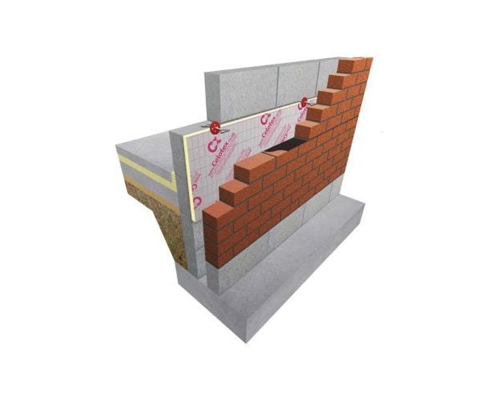 Celotex CW4000 Cavity Wall (50mm-100mm) General purpose Polyisocyanurate Insulation Board